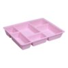 Rtuopk Drawer Organizer, Tray Dividers, Desk Organizers, Storage Box for Office and Home Supplies, Pink