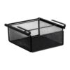 Rtuopk Pull Out Under Shelf Storage, Hanging Under Desk Storage, Drawer Organizer, Living Room Clothes Tray, Black