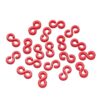 Rubber Band Bracelet Connectors 5000pcs Acrylic S Clips Loom Rubber Band Clips Plastic Jewelry Connectors for Necklace Bracelet Making Accessories