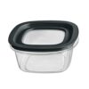 Rubbermaid 20-Piece Stackable Food Storage Containers Set with Lids, Reusable Kitchen Organization for Leftovers and Meal Prep, Clear Plastic