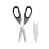 Rubbermaid Kitchen Scissors All Purpose Heavy Duty, Stainless Steel Kitchen Shears with Protective Sheath, Dishwasher Safe Kitchen Scissors for Food, Meat, Poultry & Herbs, Comfort Grip, Charchoal