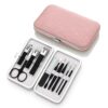 Rubber Plastic Black Nail Clipper Set for Art Tools Clippers