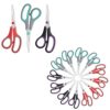 RUKIFAY 3 Pack +12 Pack 8" All Purpose Scissors Bulk Set