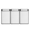 RUNROTOO 3pcs Magnetic Small Dry Erase Whiteboard for Refrigerator with Pet Material and Magnetic Design, Reusable Checklist for Office Notes and School Tasks