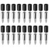 RUNROTOO 50 Sets Self Tapping Screws for Kitchen Cabinet Shelves, Metal Shelf Support Pegs with Non-Slip Sleeves, Flexible Layout Hardware for DIY and Retail Display Cabinets, Maximizes