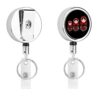 Russian Nesting Dolls Badge Reels Retractable Reel Clip ID Badge Holder Card Key Holder with Ring