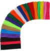 RXTODIY 1000Pcs Multi-Colored Pipe Cleaners, Chenille Stems for Arts & Crafts, DIY Decorations, 20 Assorted Colors (12-Inch) for Creative Projects, Multi-Colored-2