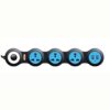 RXXCMD Power Strip Electric Universal Outlets Plugs Surge Protection 2/3/4 Socket with 1.8m Extension Cable Space Saving Practical(3 Sokcets with USB)