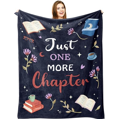 Ryubein Book Lovers Gifts, Gifts for Readers Book Lovers, Books Lover Gifts for Women/Men, Books Club Gifts, Bookish Gifts, Bookworm Librarian Teacher Gifts for Women, Reading Blanket 40" X 50"