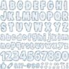 Sabary 249 Pcs 4" Bulletin Board Letters Set Notebook Classroom Alphabet Cutout Back to School Numbers Symbol Letter Cutout for Bulletin Board Display Home School Inspire Students' Learning Interest