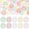 Sabary 50 Pcs Dumpster Fire Paper Clips Cute Paperclips Funny Fire Desk Accessories Fun Coworker Gifts for Teacher Students Office School(Multicolor)