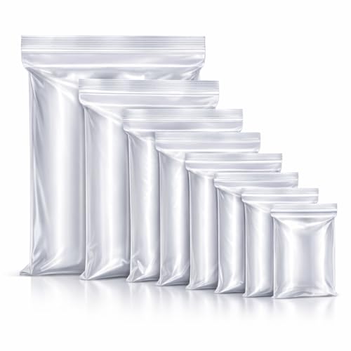 Sabco - 100pcs Grip Seal Bags - Ziplock Bags - Resealable Bags - Small Plastic Bags - Baggies, Jewellery Bags, Sandwich Bags - Small Resealable Bags - Self Seal Bags (10" x 15")