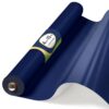 Sadoup 4ft x 15ft Deep Blue Bulletin Board Fabric Roll, Non-Woven Bulletin Board Paper, Self-Healing & Tear-Resistant Reusable Background for Professional Classroom Decor, Office & School Walls