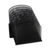 Safco Onyx Desk Organizer, 8 Tiered Vertical Compartments, Office and Classroom Mailbox , Paper and Mail Sorter, Steel Mesh, Black