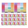 SAFIGLE 20sheets Self-Adhesive Alphabet Stickers A-z Colored Letter Labels for Book Spines File Folders Classroom Library Organization Teacher Supplies