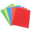 SAFIGLE 6pcs Plastic Pocket File Folders with Dual Page Clamps A4 Size Large Capacity Storage Pp Material Versatile Use for Presentations and Projects