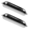 SAFIGLE Dissection Trays and Polished Surface 2pcs with Integrated Wax Lining Metal Instrument Trays Stainless Steel Rectangular 12x8x1.4 for Student Anatomy Practice and Classroom