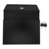 SAFIGLE Lockable of Suggestion Secure Slot Metal with Box for Insertion Prevention Falling, and Ballots Fundraiser Suitable for School and Office Use