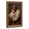 Saint Joseph Infant Jesus Holy Family Portrait Biblical Wall Art