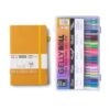 SAKURA Gelly Roll 74 Pack Gift Set and Dotted A5 Notebook Japanese Kerria