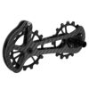 Saluaqui 16T Bike Ceramic Bearing Pulley Wheel Set Composite Material Aluminum Rear Derailleurs Compatible with 6800 6870 4600 9000 9070 DURA ACE Lightweight