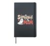 Samoyed Mom Art For Women Girls Mom Dog Owner Samoyed Mom Hardcover Journal, Black