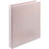 Samsill Plant-Based 1 Inch Durable D-Ring, View Binder, Eco-Friendly, USDA Certified Biobased, Single, Rose
