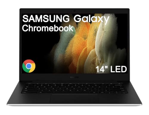 Samsung Galaxy Chromebook Go Laptop (14" LED, Intel Celeron N4500, 4GB RAM, 64GB eMMC) For Home & Student, 12-Hour Long Battery, Spill-Resistant, Webcam, Wi-Fi 6, USB-C, Chrome OS (Renewed)