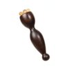 Sandalwood and Horn Manual Massage Tool, Curved Stick for Eye Area, 2.95 x 0.79 Inches (1 PC)