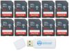 SanDisk UHS-1 Ultra Class 10 32GB Memory Card 10 Pack SDSDUNR-032G-GN3IN
