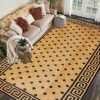 SAND MINE Reversible Mats, Plastic Straw Rug, Modern Area Rug, Large Floor Mat and Rug for Outdoors, RV, Patio, Backyard, Deck, Picnic, Beach, Trailer, Camping (9' x 18', Brown & Black)