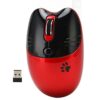 Sanpyl Wireless Mouse BT5.1 Or 2.4GHz Silent Click Adjustable DPI Auto Sleep Office Mouse Girl Working Family School Cafe (Red)