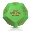 Santa Swap Gift Exchange Dice, Christmas Dice Stocking Gift Stuffers, Exchange Dice Games for Party Friends and Family Night Game