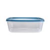sanzinaz Large Storage Containers with Lids, 2 Pack, 2.5 Gallon Rectangle Plastic Storage Bins, Stackable Kitchen Organizer Containers for Pantry, Meal Prep, Leftovers, Dry Goods, Home Organization
