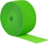 SANZINAZ Lime Party Streamer Roll 150 ft, Decorative Crepe Paper Streamer for Birthday Decorations, Party Decor, Event Decorations, Holiday Displays, DIY Crafts and Photo Backdrops