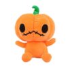 SASKATE Pumpkin Plush Throw Pillow, Soft Fluffy Stuffed Toy for Halloween Home Decor with Cute Design