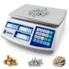 SASVY Counting Scale (88lb/40kg, 0.1g) lb/oz/kg/g Industrial Digital Inventory Scale with Battery for Small Parts, Coins, Pieces, Tickets
