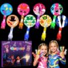 Sauyoza 36 Pack Cute Hero Girls Party Favors LED Finger Lights for Kids