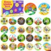 Sauyoza 52 Pack Bugs Party Favors Fidget Spinner for Kids Birthday, Insects Fidget Spinner Bulk for Classroom Rewards, Goodie Bag Stuffers, Educational Party Supplies