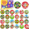 Sauyoza 52 Pack Holiday Elf Party Favors Fidget Spinner for Kids Birthday, Santa's Helper Fidget Spinner Bulk for Classroom Rewards, Goodie Bag Stuffers, Whimsical Christmas Party Supplies