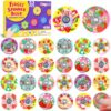 Sauyoza 52 Pack Strawberry Party Favors Fidget Spinner for Kids Birthday, Berry Fidget Spinner Bulk for Classroom Rewards, Goodie Bag Stuffers, Fruit Party Supplies