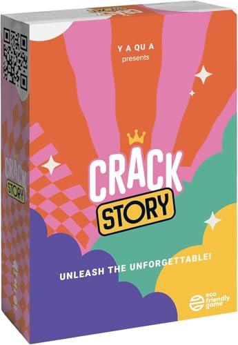 SAVANA Crack Story – Fun and Addictive Party Game I Ideal for Evenings, Dinners, with Friends and Family I Card Game I for Kids 10+ and Adults I 2-8 Players I 30 Minutes Playing Time