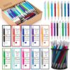 Sayglossy 100 Set Teacher Appreciation Gift Bulk Thank You Ballpoint Pens With Appreciation Cards and Ties Inspirational Ballpoint Pens Gift for Teacher Nurse Women