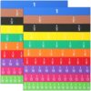 Sayglossy 2 Set Jumbo Magnetic Fraction Tiles Set for Rainbow Teacher Math Manipulatives for Learning Large Education Visuals Fraction Games Supplies 16 Inch Square
