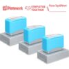 Saypacck 3 pcs Teacher Stamps Self Inking Checkbox Grading Teacher Stamps for Classroom(Red,Practical)