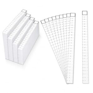 Saysurey Attic Measuring Rulers (Case of 200), 25 Inch, Card Stock, Attic Insulation R Value Ruler for Insulators Ceiling Insulation