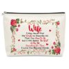 Sazuwu Wife Birthday Gift Ideas Makeup Bag Romantic Gifts from Husband