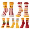scenicamp 5 Pairs Crazy Funny Socks for Women