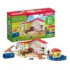 Schleich Farm World - 54PC Baby Animal Hotel Playset with Cute Pets, Caretaker and Movable Accessories - Realistic Animal Figurine Play Set - Fun Educational Toys for Kids and Toddlers Ages 3+ | 42607