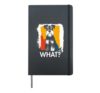 Schnauzer What Dog Meme Miniature Schnauzer Funny Saying Dog Hardcover Journal, Black
